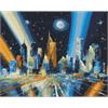 ideyka AMO7198 Diamond Painting - Metropole mit Rahmen 40 x 50 cm