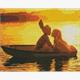 ideyka AMO7230 Diamond Painting - Erste Liebe mit Rahmen 40 x 50 cm