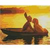 ideyka AMO7230 Diamond Painting - Erste Liebe mit Rahmen 40 x 50 cm