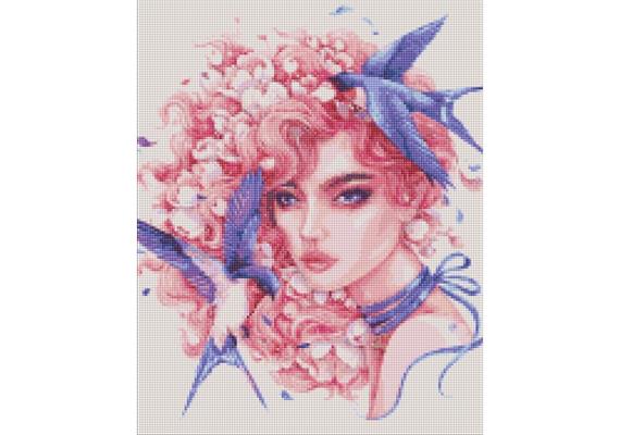 ideyka AMO7264 Diamond Painting - Melodisch mit Rahmen 40 x 50 cm