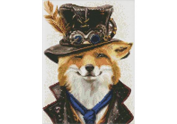 ideyka AMO7363 Diamond Painting - Fuchs mit Rahmen 30 x 40 cm