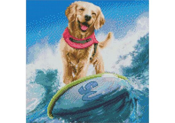 ideyka AMO7478 Diamond Painting - Meer extrem mit Rahmen 40 x 40 cm