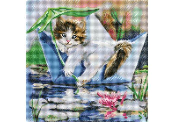 ideyka AMO7480 Diamond Painting - Entspannung im Sommer 40 x 40 cm