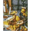 ideyka AMO7494 Diamond Painting - Abendessen mit Rahmen 40 x 50 cm