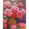 ideyka AMO7856 Diamond Painting - Bunte Rosen mit Rahmen 40 x 50 cm