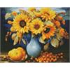 ideyka AMO7860 Diamond Painting - Sonnenblumen mit Rahmen 40 x 50 cm