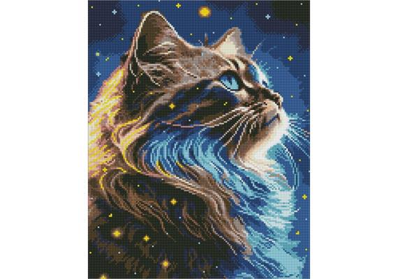 ideyka AMO7928 Diamond Painting - Die Magie des Weltraums mit Rahmen 40 x 50 cm