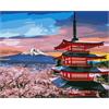 ideyka KHO2856 Malen nach Zahlen - Beliebtes Japan 50 x 40 cm