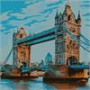 ideyka KHO3598 Malen nach Zahlen - Tower Bridge 50 x 50 cm