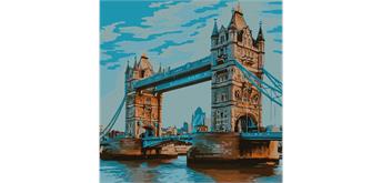 ideyka KHO3598 Malen nach Zahlen - Tower Bridge 50 x 50 cm