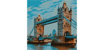 ideyka Malen nach Zahlen - Tower Bridge 50 x 50 cm