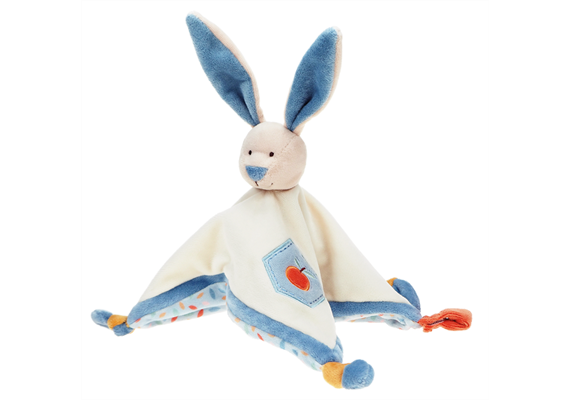 Idis Schmusetuch Hase Baby Luna blau