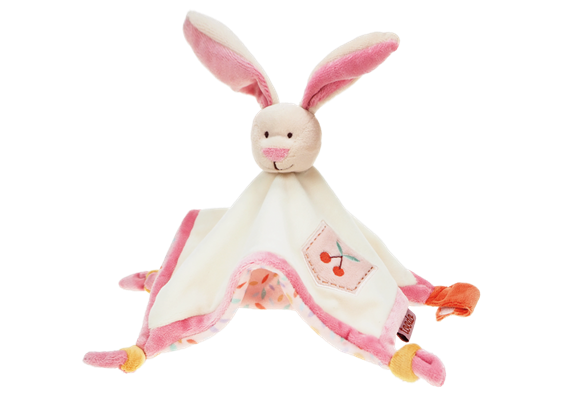 Idis Schmusetuch Hase Baby Luna pink