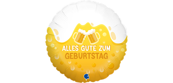 Karaloon - Folienballon "Alles Gute - Prost" 46 cm ohne Füllung