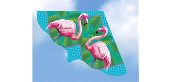Kinderdrachen Flamingo 115 x 63 cm