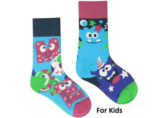 Kindersocken 2461-004 Grösse 33 - 38 cm Monsters