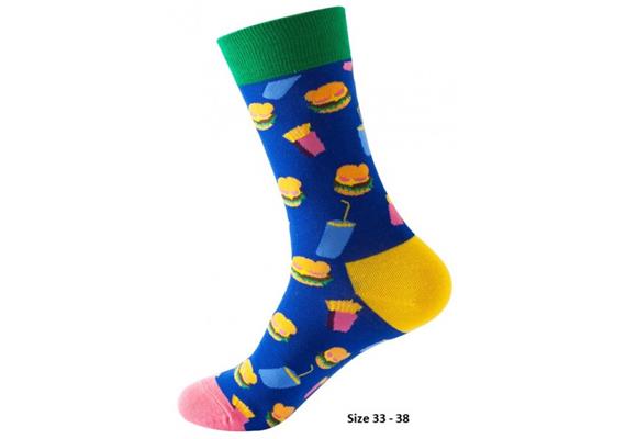 Kindersocken SOK16 Grösse 33 - 38 cm - Snacks