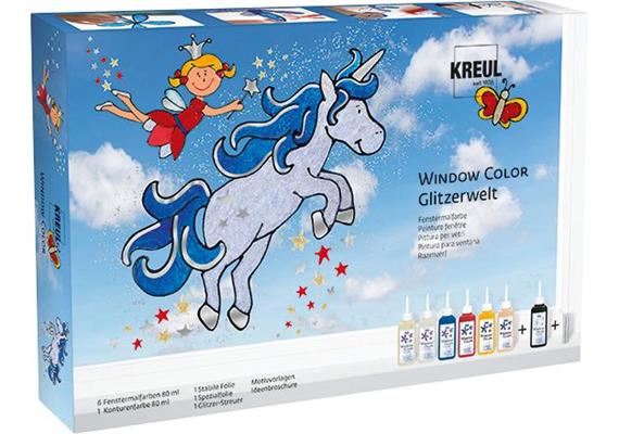 Kreul 42844 - Window Color Set Glitzerwelt