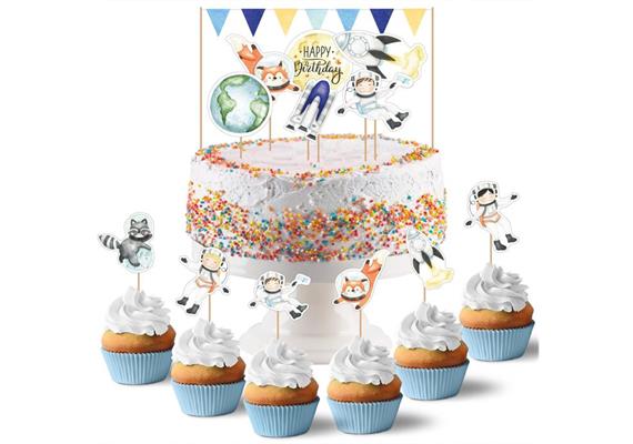 Kuchenstecker (Geburtstag) - Astronaut - Set 5