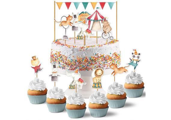 Kuchenstecker (Geburtstag) - Zirkus - Set 3