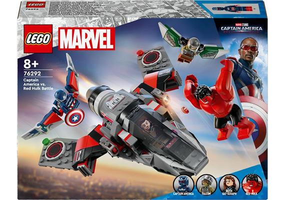 LEGO® 76292 Marvel Showdown zwischen Captain America und Red Hulk