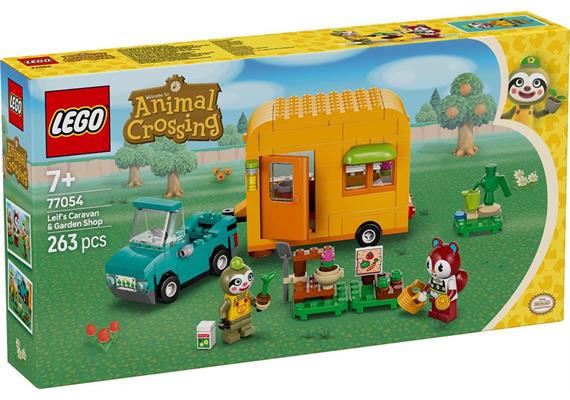 LEGO® Animal Crossing™ 77054 Gerds Wohnwagen & Gärtnerei