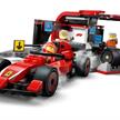 LEGO® City 60443 F1 Boxenstopp mit Boxencrew und Ferrari Flitzer | Bild 3