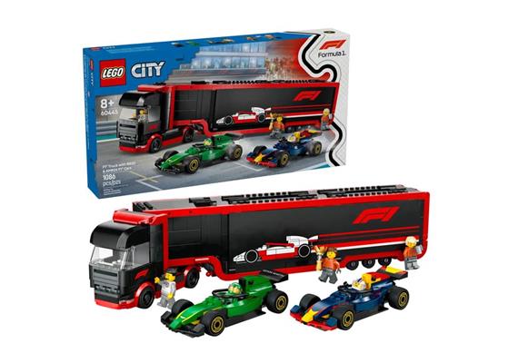 LEGO® City 60445 F1 Transporter mit RB20 & AMR24 F1 Rennautos