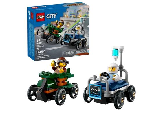 LEGO® City 60459 Flugzeug vs. Krankenhausbett