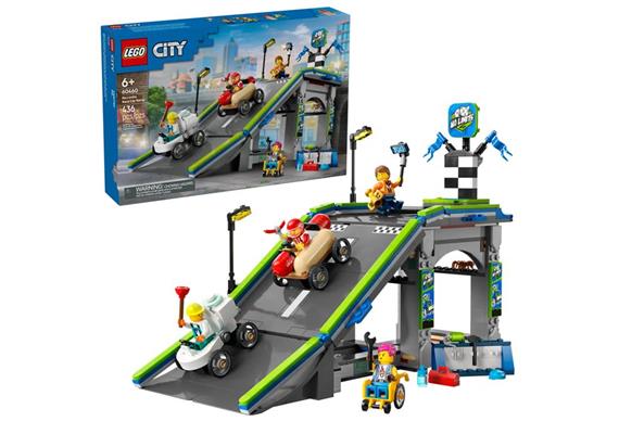 LEGO® City 60460 Keine Limits: Seifenkistenrennen mit Rampe