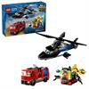 LEGO® City 60462 Kombinationsset mit Hubschrauber, Löschauto und U-Boot