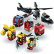 LEGO® City 60462 Kombinationsset mit Hubschrauber, Löschauto und U-Boot | Bild 3