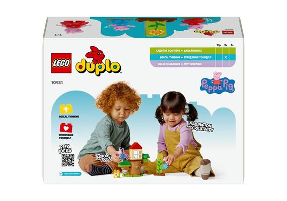 LEGO® DUPLO 10431 Pink Peppas Garten mit Baumhaus