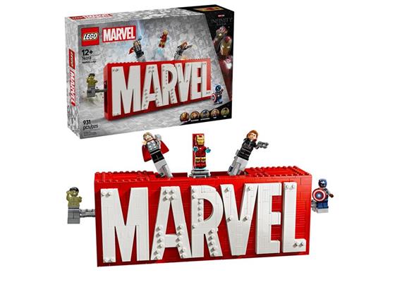 LEGO® Marvel Super Heroes™ 76313 MARVEL Logo & Minifiguren