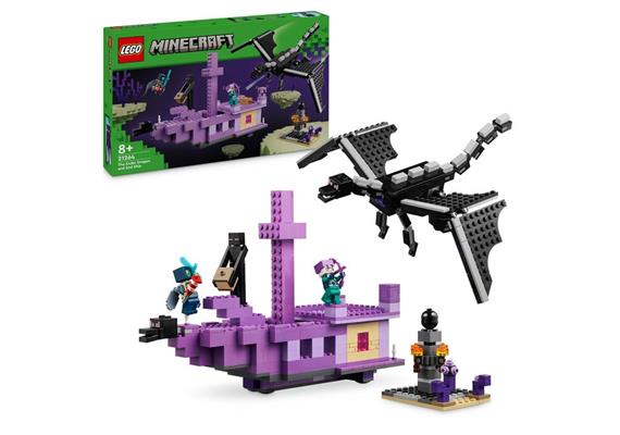 LEGO® Minecraft™ 21264 Der Enderdrache und das Endschiff