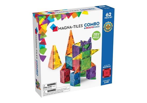 Magna-Tiles® Combo 62-teiliges Set