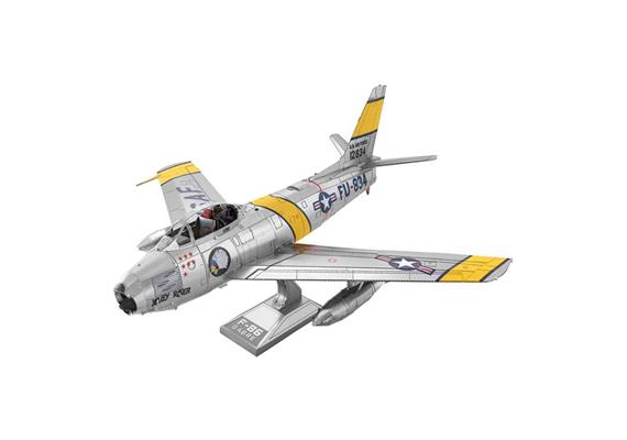 Metal Earth - F-86 Sabre (farbiges Modell) ME1015