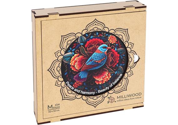 Milliwood Puzzle Holz L Beauty of Balance 206 Teile