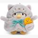 mymochi Set Kuscheltier Pinguin Waddle 8 cm mit Ente