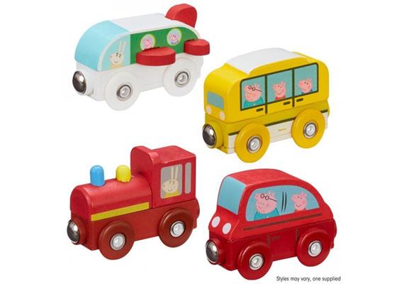 Peppa Pig 37210 - 1 Mini Fahrzeuge aus Holz