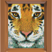 Pixel Geschenkbox mit 40 Pixel Vierecke - Tiger | Bild 2