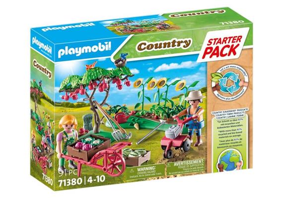 PLAYMOBIL® 71380 Starter Pack Bauernhof Gemüsegarten