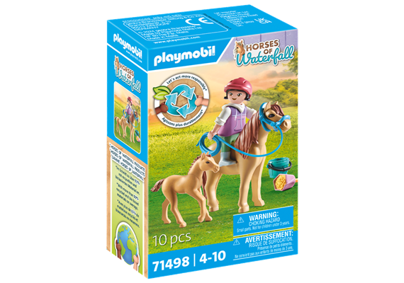 PLAYMOBIL® 71498 Kind mit Pony und Fohlen