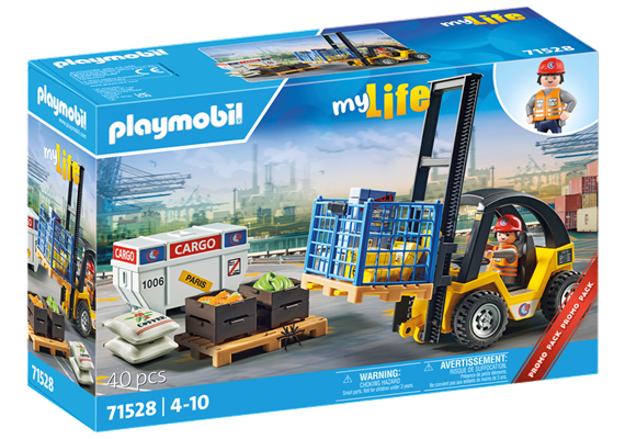 PLAYMOBIL® 71528 Gabelstapler mit Fracht