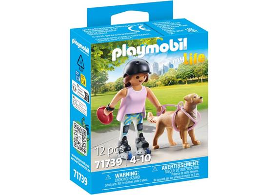 PLAYMOBIL® 71739 Inlinerin mit Retriever