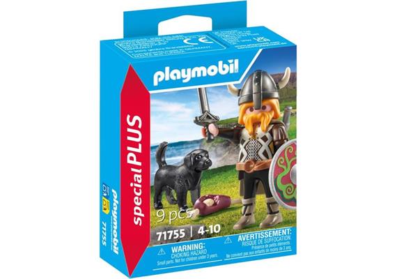 PLAYMOBIL® 71755 Wikinger mit Wachhund