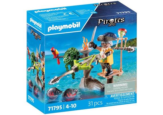 PLAYMOBIL® 71795 Pirat mit Balliste