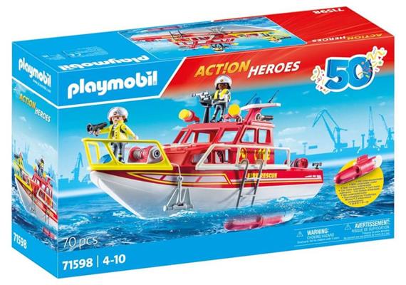 PLAYMOBIL® Action 71598 Feuerlöschboot