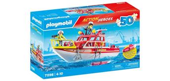 PLAYMOBIL® Action 71598 Feuerlöschboot