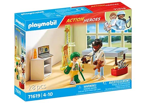 PLAYMOBIL® Action 71619 - Kinderarzt mit Teddybär